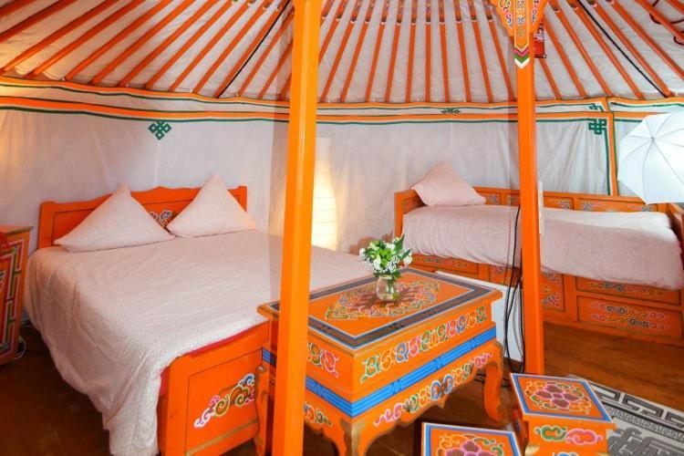 Yourte Nomade-Lodge Les Ecrennes Экстерьер фото
